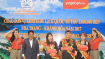 Đón vị khách quốc tế thứ 2 triệu đến Nha Trang