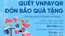 Quét VNPAYQR, đón bão quà tặng