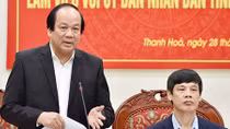 Tổ công tác của Thủ tướng Chính phủ làm việc với UBND tỉnh Thanh Hóa