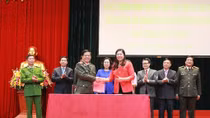 Công an - Ban Dân vận TP Hà Nội: Ký kết chương trình phối hợp