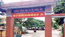 Lạm thu, một hiệu trưởng trường THCS bị đình chỉ công tác