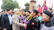 Tổng Bí thư Nguyễn Phú Trọng dự Ngày hội Đại đoàn kết toàn dân tộc tại tỉnh Bắc Ninh