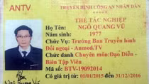 Ra đường cùng ma túy và Thẻ trưởng ban Truyền hình CAND giả