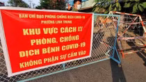 Phong tỏa thêm 4 khu phố ở TP Thủ Đức