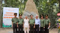 Đặt Bia tri ân khu di tích Bệnh xá Ban An ninh Trung ương Cục miền Nam