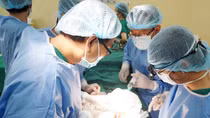 Mẹ cho con trai thận và ca ghép đầu tiên tại bệnh viện tư