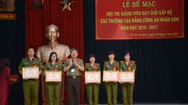 Bế mạc "Hội thi giảng viên dạy giỏi cấp Bộ các trường Cao đẳng CAND"
