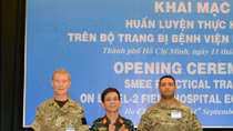 Khai mạc Huấn luyện thực hành Bệnh viện dã chiến cấp 2