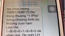 Cảnh báo về lừa trúng thưởng qua điện thoại