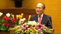 Chủ tịch Quốc hội Nguyễn Sinh Hùng gặp mặt đại biểu Đại hội Tài năng trẻ toàn quốc