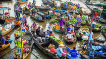 Chợ nổi Nam Bộ sẽ được tái hiện tại Đồng Mô