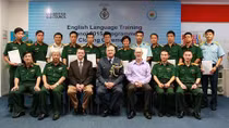 Bộ Quốc phòng Anh tài trợ đào tạo tiếng Anh cho 118 sĩ quan quân đội