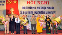 Phong trào “Xứ, họ đạo bình yên - chùa tinh tiến về an ninh trật tự”