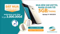 Đặt trước Samsung Galaxy S7, S7 Edge nhận ưu đãi khủng từ Viettel