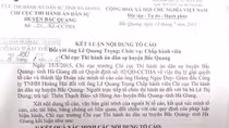 Cục THA dân sự tỉnh Hà Giang làm rõ những tố cáo chấp hành viên