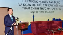 Phải hết sức quan tâm thúc đẩy quan hệ hợp tác Việt Nam, Malaysia