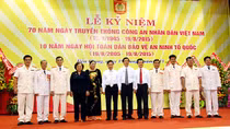 Kỷ niệm 70 năm ngày truyền thống lực lượng CAND