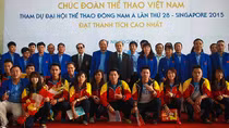 Tiễn đoàn Thể thao VN lên đường tham dự SEA Games 28