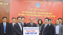 Bộ NN-PTNT tiếp nhận 4.000 kit thử nhanh chất cấm trong chăn nuôi
