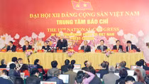 Tổng bí thư Nguyễn Phú Trọng họp báo sau khi tái đắc cử