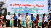 Khởi công xây dựng bia tưởng niệm liệt sĩ tiếp tế đảo Cồn Cỏ
