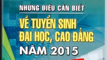 Phát hành cuốn Những điều cần biết về tuyển sinh đại học, cao đẳng năm 2015