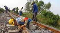 Khắc phục hoàn toàn sự cố tuyến đường sắt Bắc - Nam đoạn qua Vĩnh Ninh, Quảng Bình