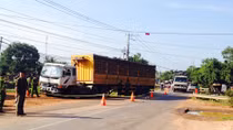 Tài xế xe container gây tai nạn chết người đã ra trình diện