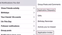 Cách tắt thông báo mời chơi game Facebook trên điện thoại