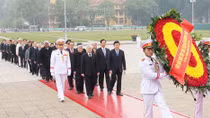 Lãnh đạo Đảng, Nhà nước vào Lăng viếng Chủ tịch Hồ Chí Minh
