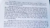 Chuyển hồ sơ đến cơ quan điều tra để làm rõ