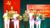 Công bố quyết định thành lập Công an thị xã Kỳ Anh