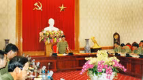 Họp Ban Tổ chức Hội thi Công an xã giỏi toàn quốc năm 2015