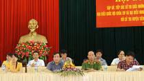 Thứ trưởng Lê Quý Vương tiếp xúc cử tri huyện Tiên Lữ, Hưng Yên 