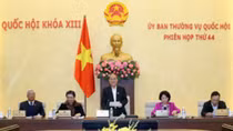 Thông cáo phiên họp thứ 44 của Ủy ban Thường vụ Quốc hội khóa XIII 