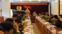 Kiểm tra công tác đảm bảo ANTT Tết Nguyên đán Ất Mùi tại Công an Thanh Hóa