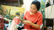 Họa sĩ tranh vải Trần Thanh Thục: Ghép những giấc mơ đời mình