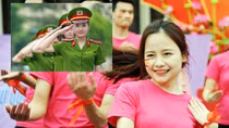 Những bóng hồng các trường Cảnh sát trong Ngày hội tuổi trẻ