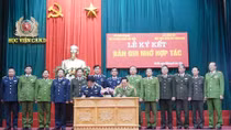 Học viện CSND với Bộ Tư lệnh Cảnh sát biển tăng cường hợp tác
