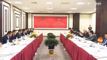 Đoàn công tác Tổng cục Cảnh sát thăm và làm việc tại Lào
