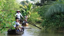 Người dân nhộn nhịp du lịch sinh thái miệt vườn, sông nước