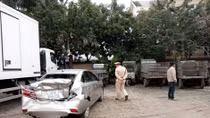 Xe tải đâm xe rước dâu, cô dâu, chú rể thoát chết trong gang tấc