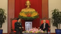Tổng Bí thư Nguyễn Phú Trọng tiếp Bộ trưởng Quốc phòng Trung Quốc