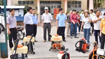 Phun hóa chất diện rộng trên địa bàn có bệnh nhân Zika đầu tiên