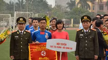 Khai mạc Giải bóng đá kỷ niệm 70 năm Ngày truyền thống lực lượng tài chính CAND