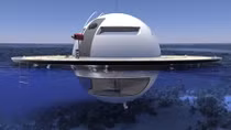 UFO ngôi nhà di động cho người yêu biển
