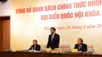 Công bố danh sách 870 người chính thức ứng cử đại biểu Quốc hội khóa XIV