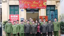 Thứ trưởng Trần Việt Tân kiểm tra công tác đảm bảo ANTT tại Công an phường Cửa Đông