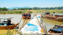 Xây dựng lại đập ngăn mặn, giữ ngọt trên sông Vĩnh Điện