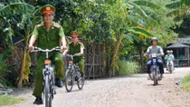 Hình ảnh Cảnh sát tuần tra bằng xe đạp